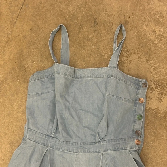 Emily and fin wide leg chambray  jumpsuit - Picture 2 of 8